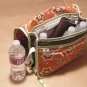 $45 SALE ITEM-8x10 Shoulder-Cross Body Bag-Orange and Spring Green