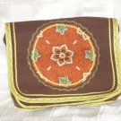 $35 CLEARANCE-SALE ITEM-One Of A Kind Yellow Trimmed Canvas Shoulder Bag-Light Weight-Long Wearing