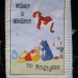 $20.50 Cloth Book 7X10-"Rise & Shine" 10 Pages-With Winnie The Pooh And Friends-Machine Washable
