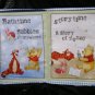 $20.50 Cloth Book 7X10-"Rise & Shine" 10 Pages-With Winnie The Pooh And Friends-Machine Washable