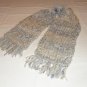 $95.50   Pale Blue and Light Tan Cap and Scarf 100% Wool Yarn (Adult Size)