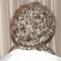 $95.50 Browns and Cream Cap And Scarf 100% Wool Yarn (Adult Size)