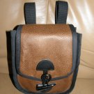 $40.00  Faux Suede Pouch / Early to High Medieval Pouch/Renaissance Belt Pouch/Historic Style Pouch