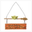 WITCH PARKING SIGN
