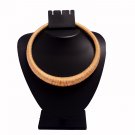 Divaz Golden color contemparay  Necklace for Girls