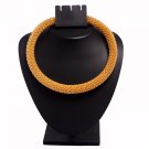 Divaz Golden color contemparay Necklace for Girls
