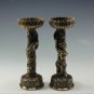 Old tradition Carved Copper candlestick