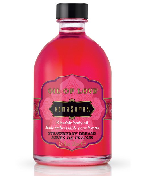 Kama Sutra Oil of Love - 3.4 oz Strawberry Dreams