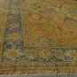 Agra India  Handmade  Oriental Rug  Floral All Over Design 100% Wool Palace Size 12' X 16'7''