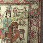 HANDMADE  ORIENTAL RUGS PAIR ONE OF A KIND  PICTURESQUE  1880s  100%WOOL