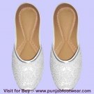 White Women's Beaded Shoes PR-110