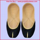 Black Leather Indian Shoes LB-120
