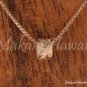 GP1097 14KT Pink Gold Barrel Pendant (Small) (Chain Sold Separately)