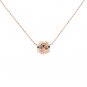 ESP3212 8*6 PG/WG Rhodium Two Tone BARREL Pendant