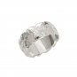 8mm Plumeria Engraving Hawaiian Sterling Silver Rings SR1301