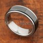 Tungsten BLK Ceramic Ring Flat TUR5051