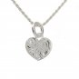 ESP2695 Honu Scroll Heart Pendant