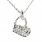 Scroll Heart/Hollow Heart Pendant ESP2578