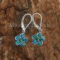 12mm Opal Plumeria Lever Back Earrings SOE113