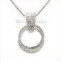 Two Scrolling Rings + Large Bell Pendant ESP2834