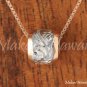 14k Two-Tone Scroll Engraved Barrel Pendant GP1119