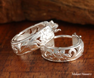 Oval Scroll See Through Earrings SE39701