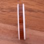 Natural Koa Wood High-tech White Ceramic Wedding Ring Flat 4mm TUR4017