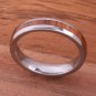 Natural Hawaiian Koa Wood(Big Island Koa) Tungsten Wedding Ring Oval 4mm TUR4021
