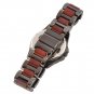 Women's Natural Rosewood Black-Ion Plated Date Quartz Watch W9002LB1