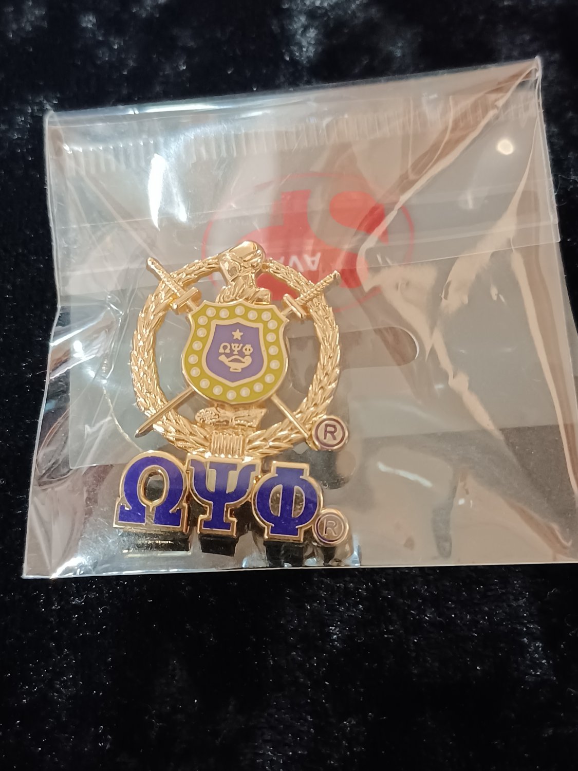 Omega Psi Phi Fraternity Lapel Pin Divine 9 Metal Lapel Pin Q-DOG