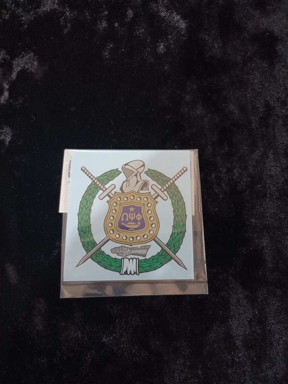 Omega Psi Phi Fraternity Decal Stickers