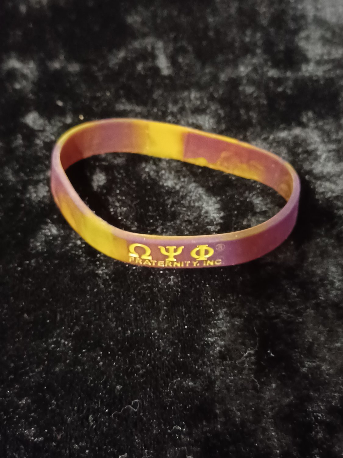 Omega Psi Phi Fraternity Silicone Bands