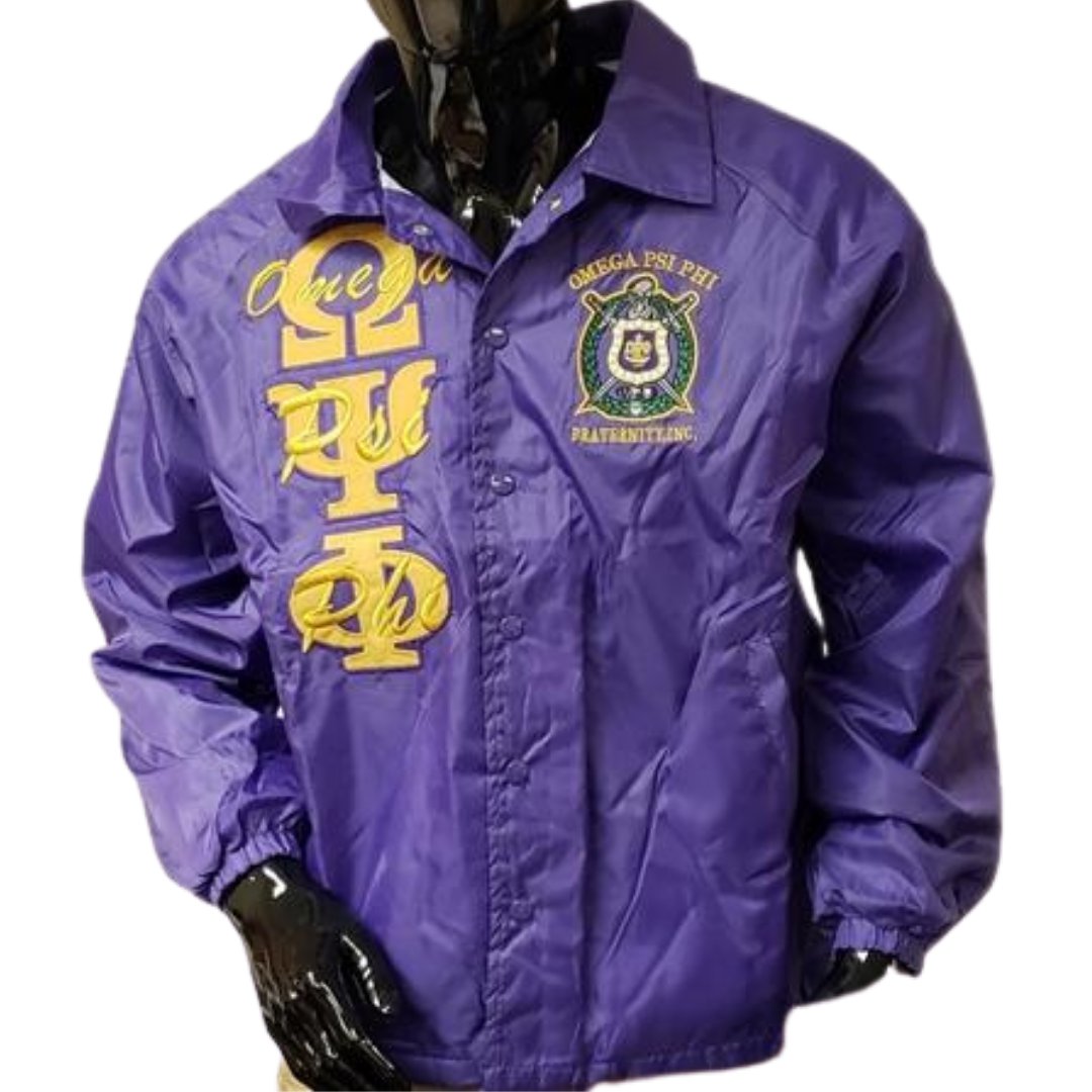 OMEGA PSI PHI FRATERNITY PURPLE LINE JACKET