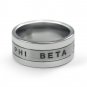 PHI BETA SIGMA FRATERNITY SILVER TUNGSTEN RING