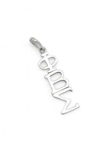 PHI BETA SIGMA FRATERNITY STERLING SILVER LAVALIERE PENDANT