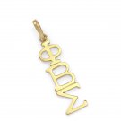 PHI BETA SIGMA FRATERNITY 14K SOLID GOLD LAVALIERE