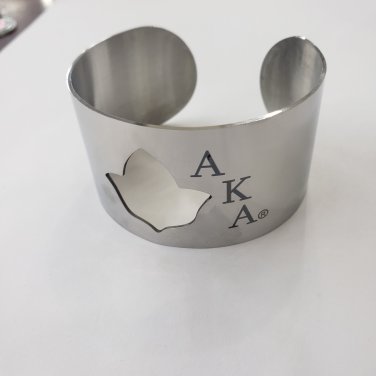 AKA ALPHA KAPPA ALPHA SORORITY SLIVER BRACELET