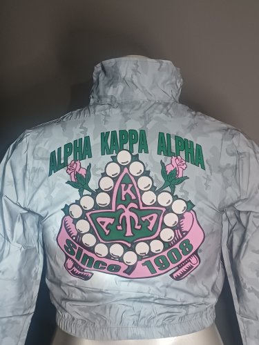 Alpha kappa alpha hot sale camouflage jacket