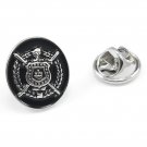 Omega Psi Phi Fraternity Silver Lapel Pin