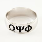 Omega Psi Phi FRATERNITY SILVER BAND RING