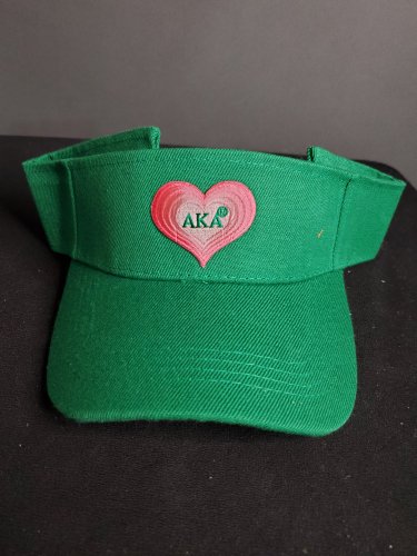 AKA ALPHA KAPPA ALPHA SORORITY SUN VISOR HAT