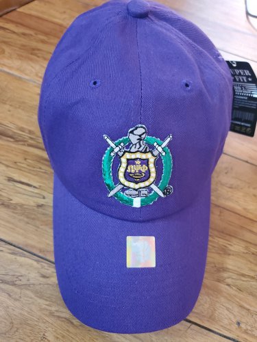 Omega Psi Phi Fraternity Purple Dad Hat Cap