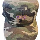 Omega Psi Phi Fraternity Camoflaguged Conductor Hat Cap