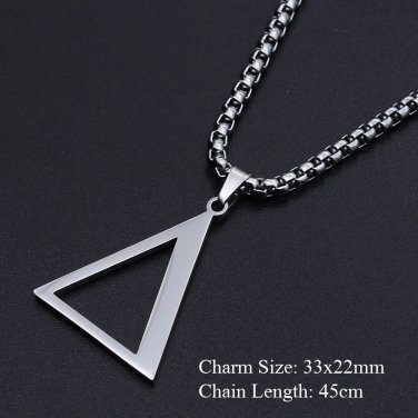 Delta Sigma Theta Sorority Silver Metal Chain Divine 9 Sorority Necklace 45cm