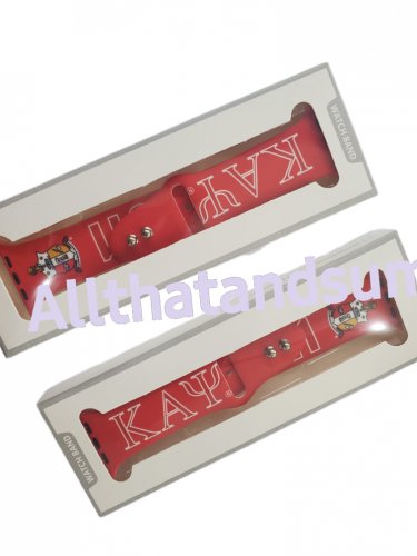 Kappa Alpha Psi Silicone Sport Band Strap for Apple Watch 38mm-41mm