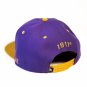 Omega Psi Phi Fraternity Purple Gold Snap Back baseball cap