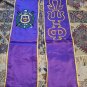 Omega Psi Phi Fraternity Purple Graduation Stole