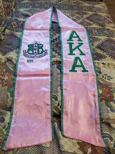 Alpha Kappa Alpha Sorority Graduation Stole