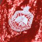 DELTA SIGMA THETA SATIN SEQUINS JACKET RED
