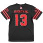 DELTA SIGMA THETA FOOTBALL JERSEY TEE BLACK